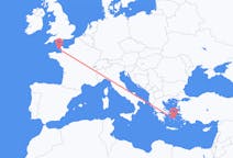 Flüge von Naxos, nach Saint Helier
