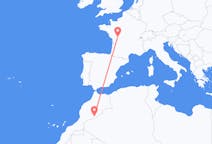 Flyrejser fra Zagora, Marokko til Poitiers, Frankrig
