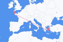Flights from Brest to Mykonos