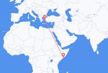 Flyrejser fra Mogadishu til Chios