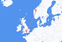 Voli da Sogndal, Norvegia a Southampton, Inghilterra