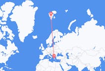 Flights from Kalamata to Svalbard