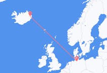 Loty z Hamburg, Niemcy do Egilsstaðir, Islandia