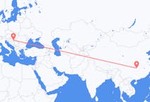 Flyreiser fra Zhangjiajie, Kina til Osijek, Kroatia