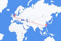 Flyg från Taichung, Taiwan till Maastricht, Nederländerna