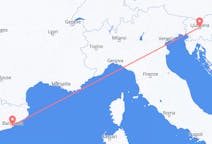 Flyrejser fra Ljubljana til Barcelona