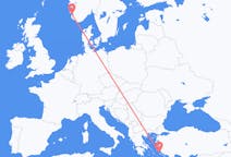 Рейсы из Ставангера, Норвегия на Лерос, Греция