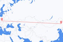 Lennot Daqingista, Kiina Krakovaan, Puola