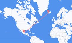 Vols de Santiago de Querétaro, le Mexique à Reykjavík, Islande
