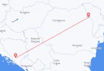 Flyreiser fra Mostar, til Iași