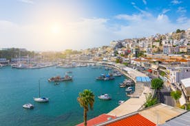 Photo of  A popular beach on the city coast, Piraeus, Greece.