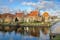 photo of Zuiderzeemuseum open-air museum on a sunny winter day, Enkhuizen, The Netherlands.