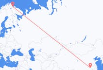 Flights from Wuhan to Kirkenes