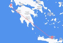 Flyreiser fra Kefallinia, Hellas til Iraklio, Hellas