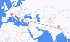 Flug frá Kathmandu til Mónakó