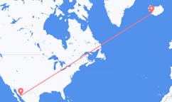 Flyreiser fra Ciudad Obregón, Mexico til Reykjavík, Island