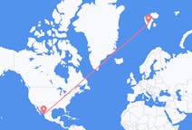 Flights from Mazatlán to Svalbard