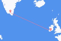 Flyreiser fra Narsarsuaq, til Cork