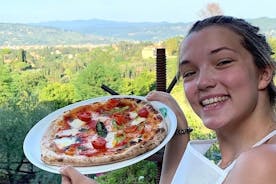 Kookcursus pizza en ijs in Toscaanse boerderij vanuit Florence