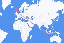 Vluchten van Shire of Christmas Island naar Inverness