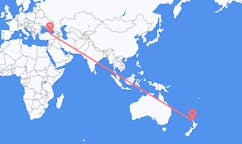 Flyreiser fra Whangarei, New Zealand til Ordu, Tyrkia