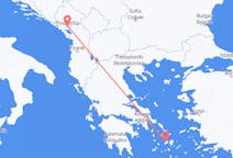 Flyreiser fra Paros, til Podgorica