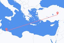 Flyrejser fra Tripoli til Kayseri