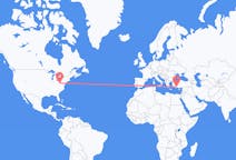 Flyrejser fra Morgantown til Antalya