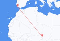 Flyreiser fra N Djamena, til Faro-distriktet