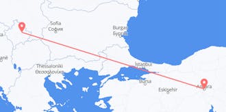 Vluchten uit Kosovo naar Turkije