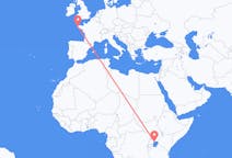 Flyreiser fra Entebbe, til Brest