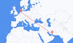 Flyg från Bandar Abbas, Iran till Groningen, Nederländerna