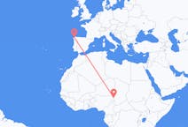 Flyrejser fra N Djamena til La Coruña