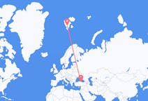 Flyrejser fra Svalbard til Samsun