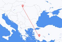 Voos de Debrecen, Hungria para Denizli, Turquia
