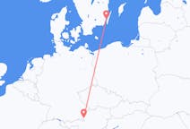 Voos de Salzburgo, Áustria para Kalmar, Suécia