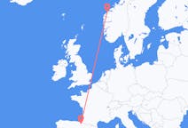出发地 挪威Ålesund目的地 西班牙潘普洛納的航班