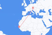 Flyrejser fra Bissau, Guinea-Bissau til Klagenfurt, Østrig