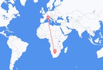 Flyreiser fra Dingleton, Sør-Afrika til Alghero, Italia