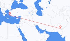 Lennot Sukkurilta, Pakistan Lerosille, Kreikka