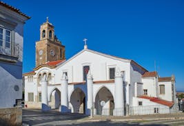 Photo of aerial view of beautiful landscape of Faro, Algarve, Portugal.