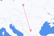 Flug frá Sófíu, Búlgaríu til Łódź, Póllandi