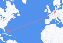 Flyreiser fra San Salvador, Bahamas til Frankfurt, Tyskland