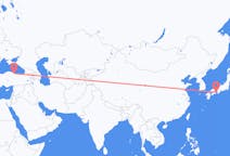 Flug frá Tokushima, Japan til Samsung, Tyrklandi