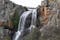 Faia d'Água Alta Waterfall, Bemposta, Mogadouro, Bragança District, Terras de Trás-os-Montes, North, Portugal