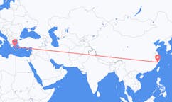 Flyg från Wenzhou, Kina till Plaka, Grekland