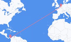 Vluchten van La Palma (ort i Mexiko, Guanajuato, Salamanca), Panama naar Brussel, België