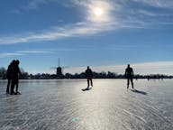 拉脱维亚里加的滑冰之旅