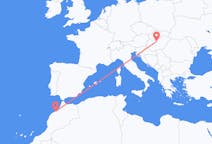 Flyreiser fra Casablanca, til Budapest