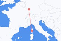 Flüge von Figari, nach Straßburg